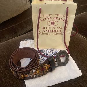 Lucky Brand Embroidered Belts L